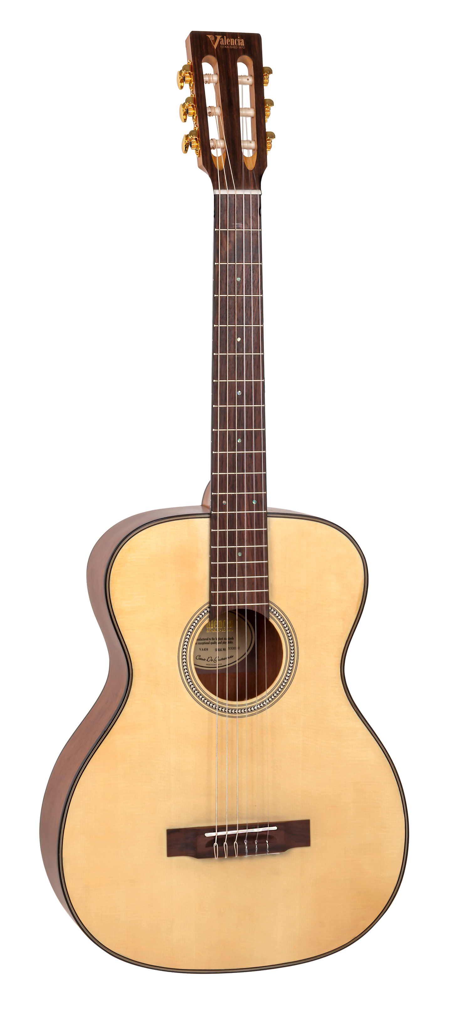 Valencia VA434 4/4 size Nylon Acoustic Guitar