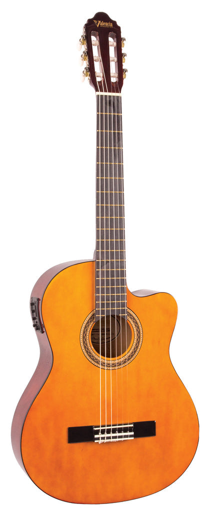 Valencia VC104CE Classical Guitar - Cutaway, Electric Acoustic