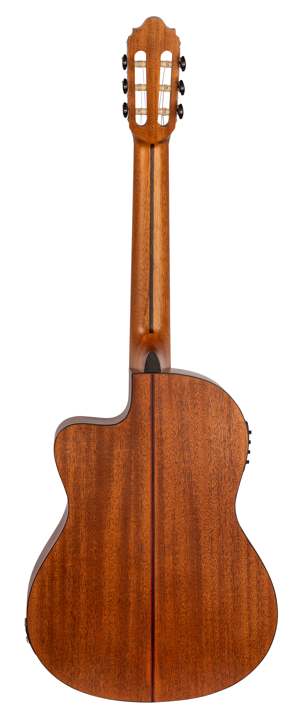 Valencia VC704CE 4/4 size Solid Top electric/acoustic classical guitar with Venetian cutaway