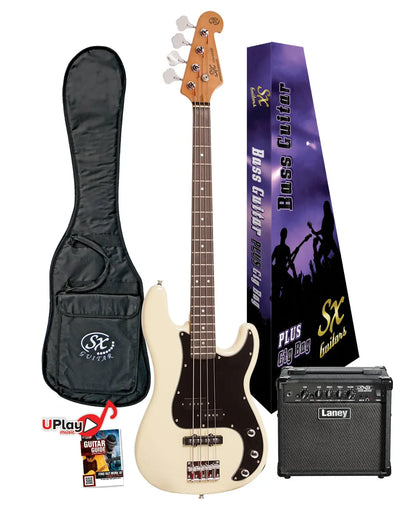 Essex SX Bass Guitar Pack with LX15B Amp