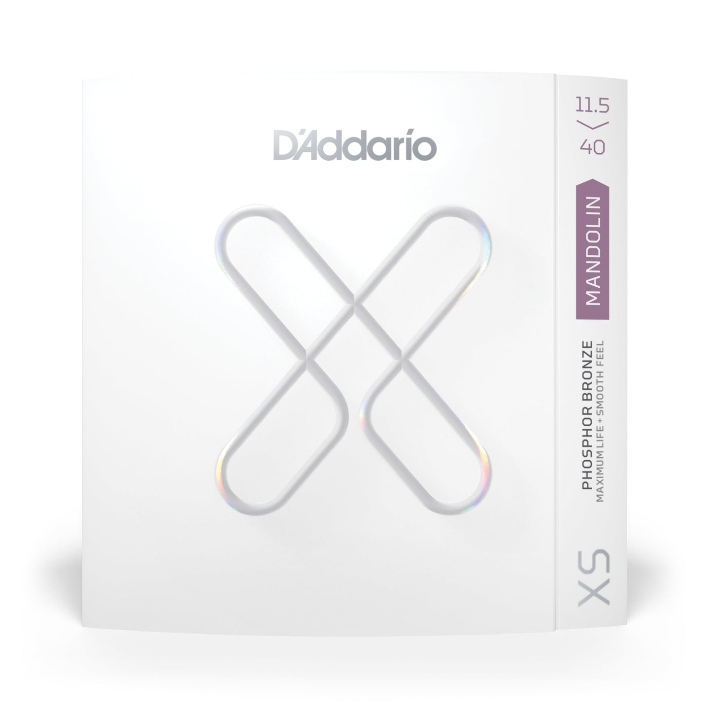 D'Addario XSM11540, XS Mandolin Phosphor Bronze, Custom Medium, 11.5-40