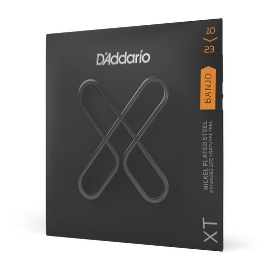D'addario Xtj1023 Xt Banjo Nickel Plated Steel, Medium, 10-23