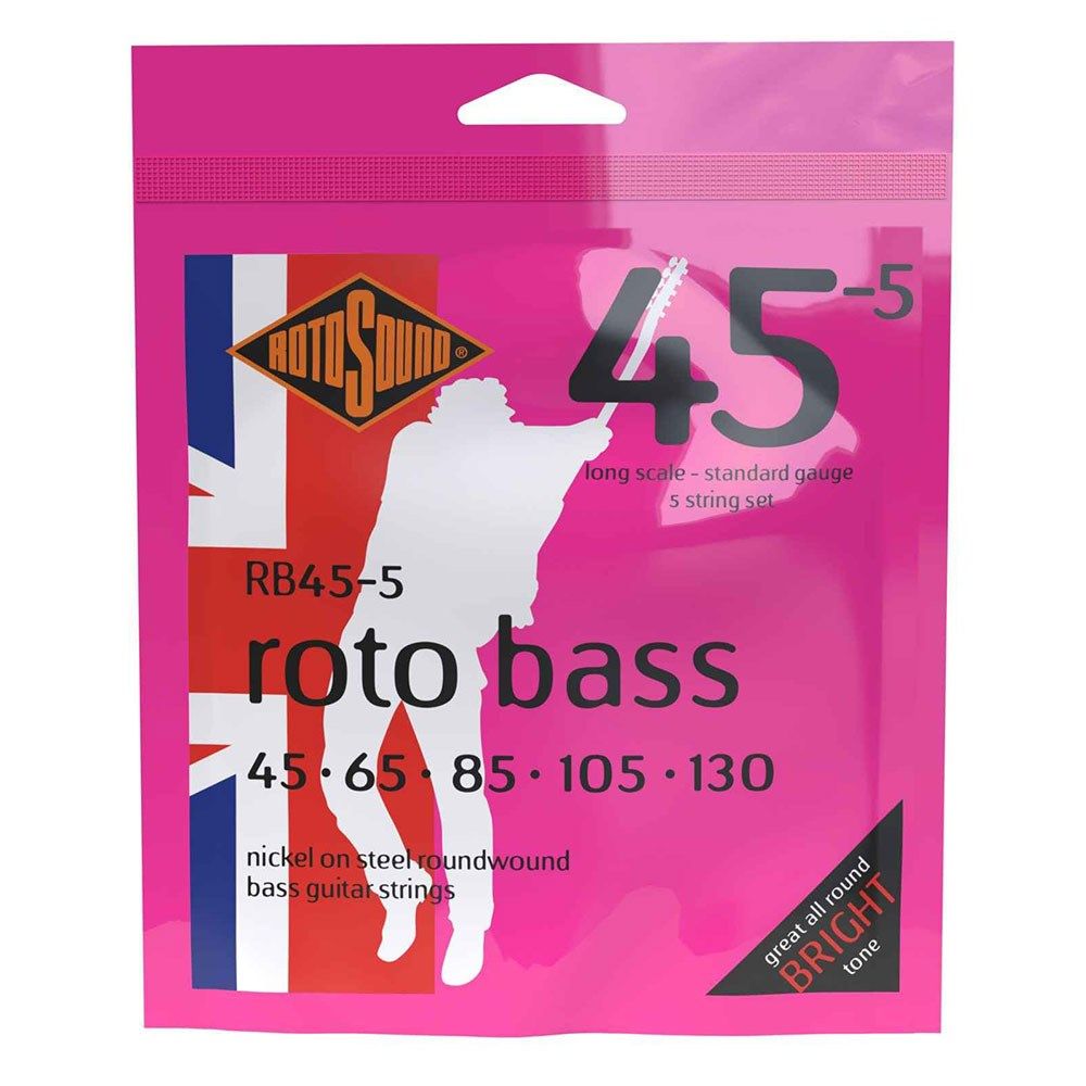 Rotosound RB455 Rotobass 5 String Standard 45 -130