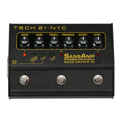 Tech 21 SansAmp Bass Driver Programmable DI/Preamp
