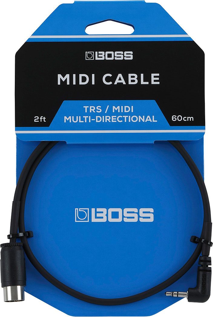 Boss BMIDI-1-35 MIDI > Mini TRS cable (1ft)