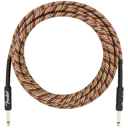Festival Instrument Cable Pure Hemp 18.6' (Rainbow)