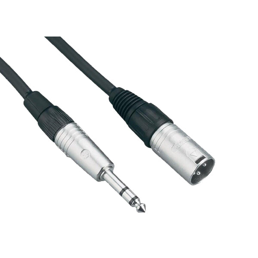 AVE Connex XMJS-8 Balanced XLR Male to 1/4-inch TRS Jack Cable 8m