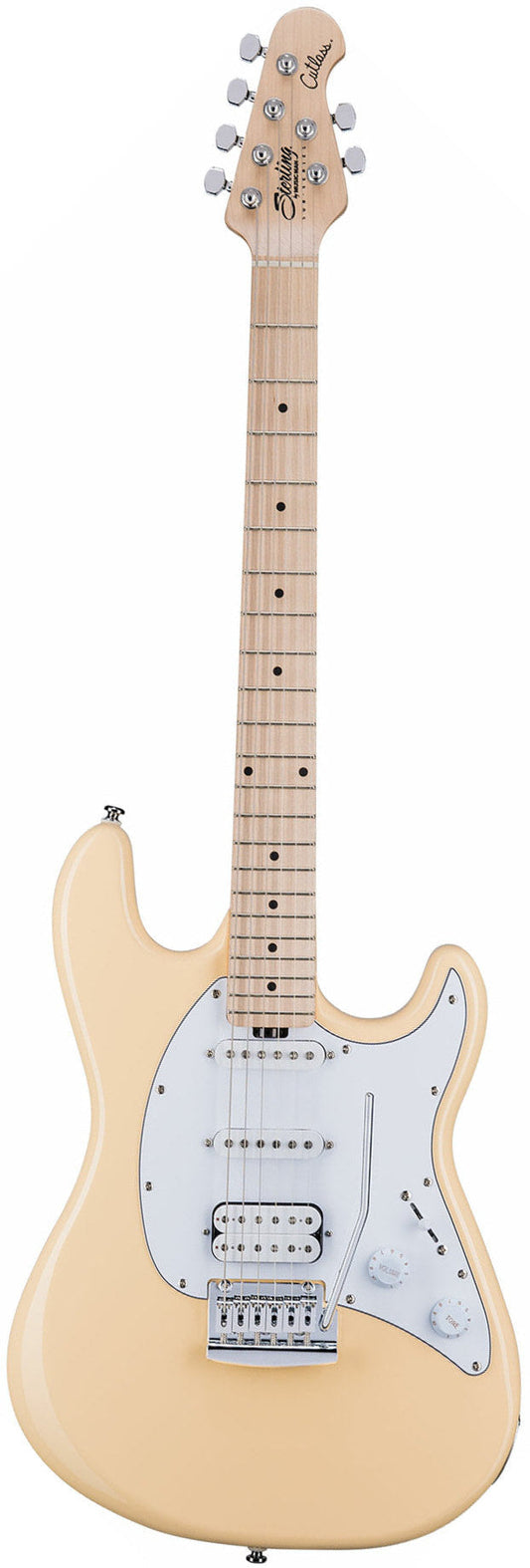 Sterling by Music Man Cutlass CT30HSS – Vintage Cream Electric Guitar