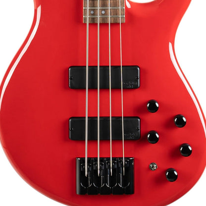 Cort C4 Deluxe Bass Guitar - Candy Red