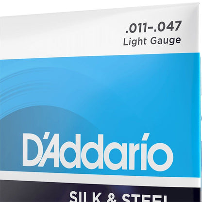 D'Addario EJ40 Silk & Steel Folk Guitar Strings (11-47)