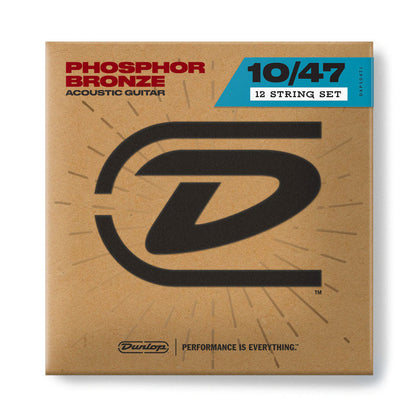 Dunlop 10-47 12 String Phosphor Bronze - Acoustic Guitar Strings