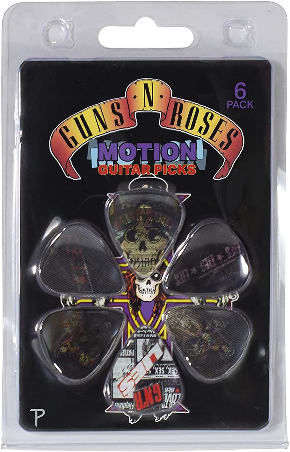 Perri's Guns N' Roses Variety 1 Licensed Motion Guitar Picks (6-Pack)