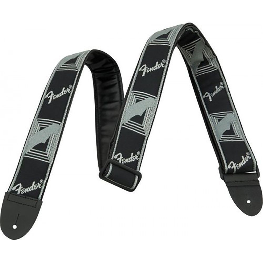2" Monogrammed Strap (Black/Grey/Dark Grey)