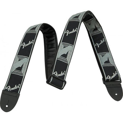 2" Monogrammed Strap (Black/Grey/Dark Grey)