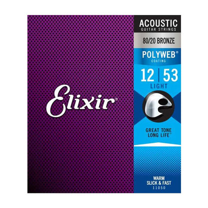 Elixir 11050 Polyweb 80/20 Light 12-53