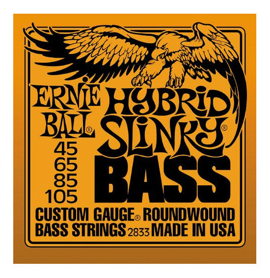Ernie Ball 45-105 Hybrid Slinky Bass Guitar Strings