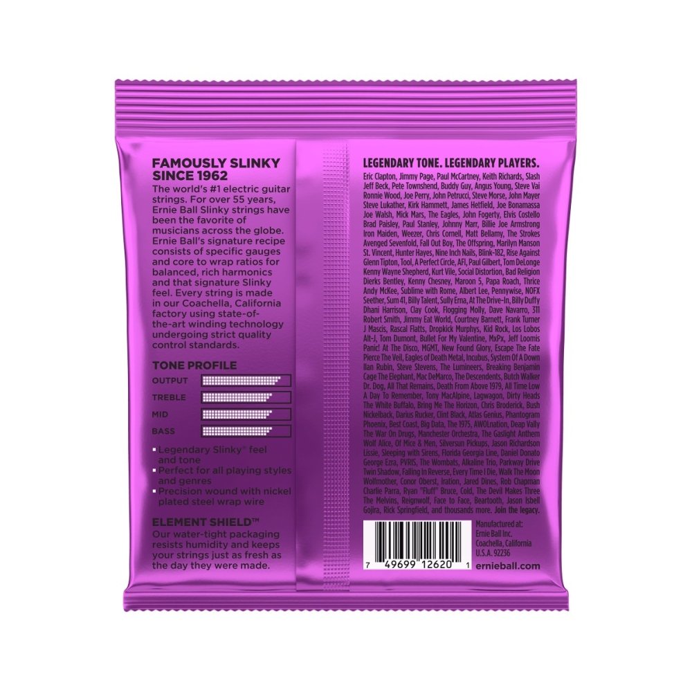 Ernie Ball Power Slinky 7-String Nickel Wound Electric Guitar Strings - 11-58 Gauge