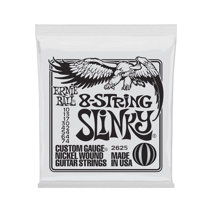 Ernie Ball Slinky 8-String Nickel Wound Electric Guitar Strings - 10-74 Gauge
