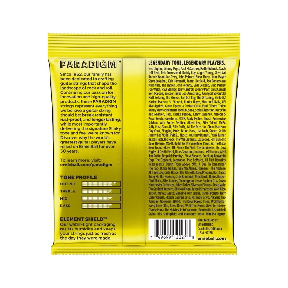 Ernie Ball Beefy Slinky Paradigm Electric Guitar Strings - 11-54 Gauge