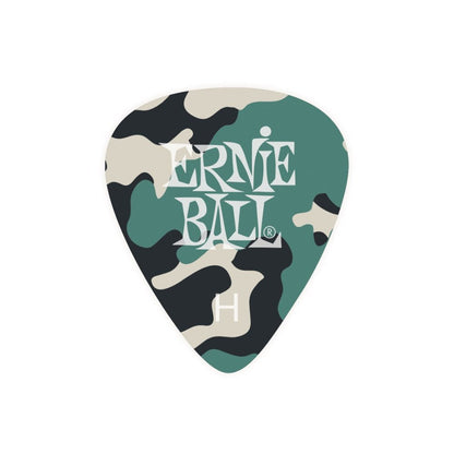 Ernie Ball Camouflage Cellulose Picks Heavy 12-pack