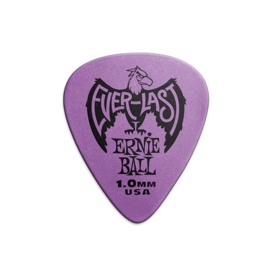 Ernie Ball 1.0mm Purple Everlast Picks 12-pack