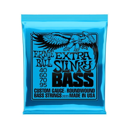 Ernie Ball Extra Slinky Nickel Wound Electric Bass Strings - 40-95 Gauge