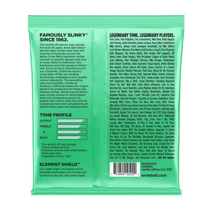 Ernie Ball Hyper Slinky Bass Nickel Wound Electric Bass Strings 40 - 100 Gauge