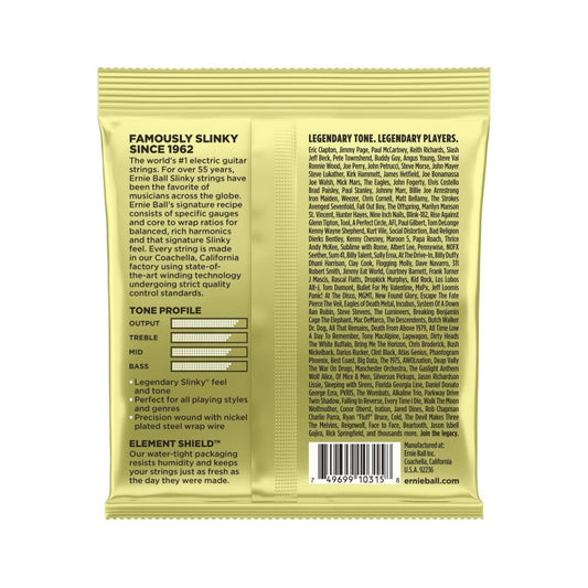 Ernie Ball Mammoth Slinky Nickel Wound Electric Guitar Strings - 12-62 (wound G) Gauge