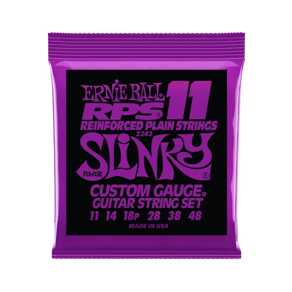 Ernie Ball Power Slinky RPS Nickel Wound Electric Guitar Strings - 11-48 Gauge