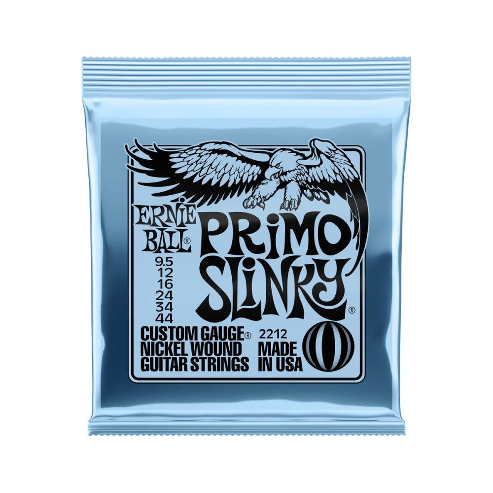 Ernie Ball Primo Slinky Nickel Wound Electric Guitar Strings - 9.5-44 Gauge