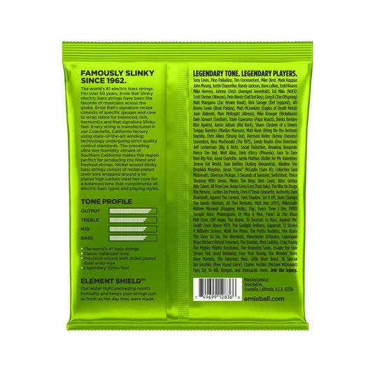 Ernie Ball 'Regular Slinky Nickel Wound 5-String Electric Bass Strings 45-130 Gauge
