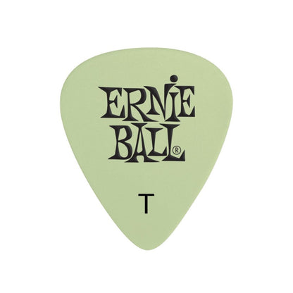 Ernie Ball Super Glow Cellulose Picks Thin 12-pack