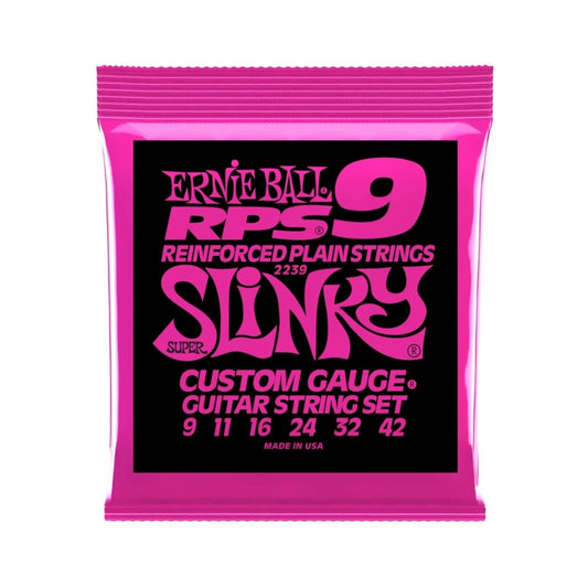 Ernie Ball Super Slinky RPS Nickel Wound Electric Guitar Strings - 9-42 Gauge