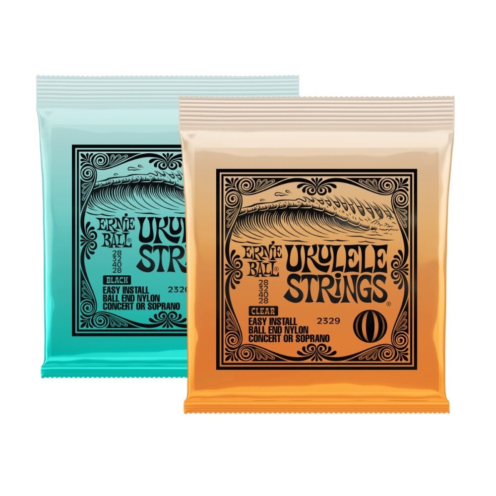 Ernie Ball Concert/Soprano Nylon Ball-End Ukulele Strings - Clear