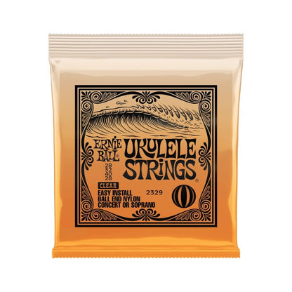 Ernie Ball Concert/Soprano Nylon Ball-End Ukulele Strings - Clear
