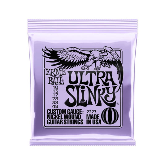 Ernie Ball Ultra Slinky Nickelwound Electric Guitar Strings 10 - 48 Gauge