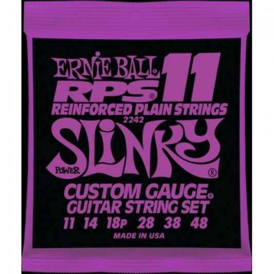 Ernie Ball Power Slinky RPS Nickel Wound Electric Guitar Strings - 11-48 Gauge