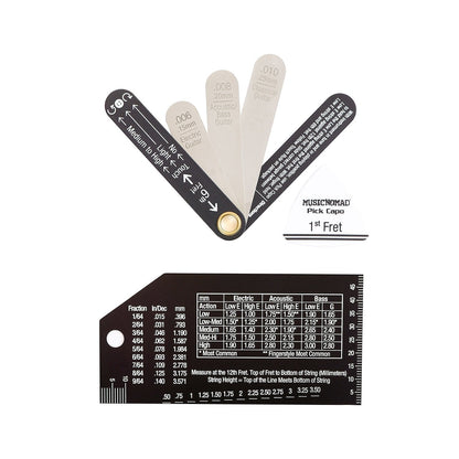 Music Nomad Truss Rod Gauge & String Action Gauge Bundle