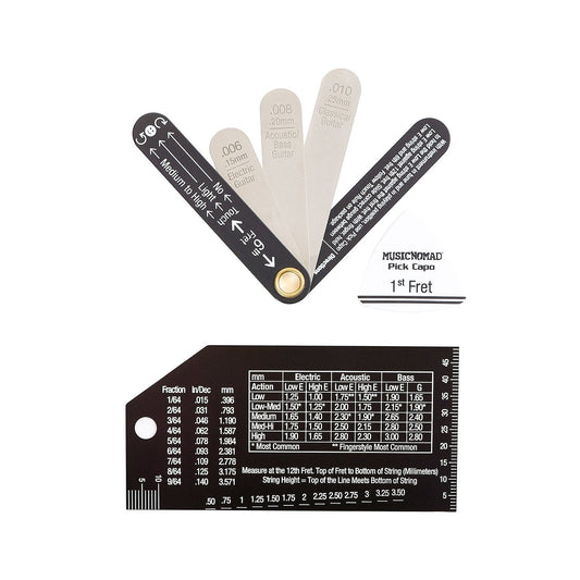 Music Nomad Truss Rod Gauge & String Action Gauge Bundle