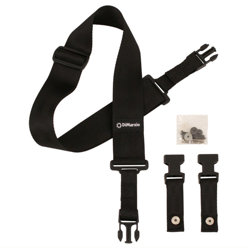 2 Inch Nylon ClipLock® Guitar Strap Black