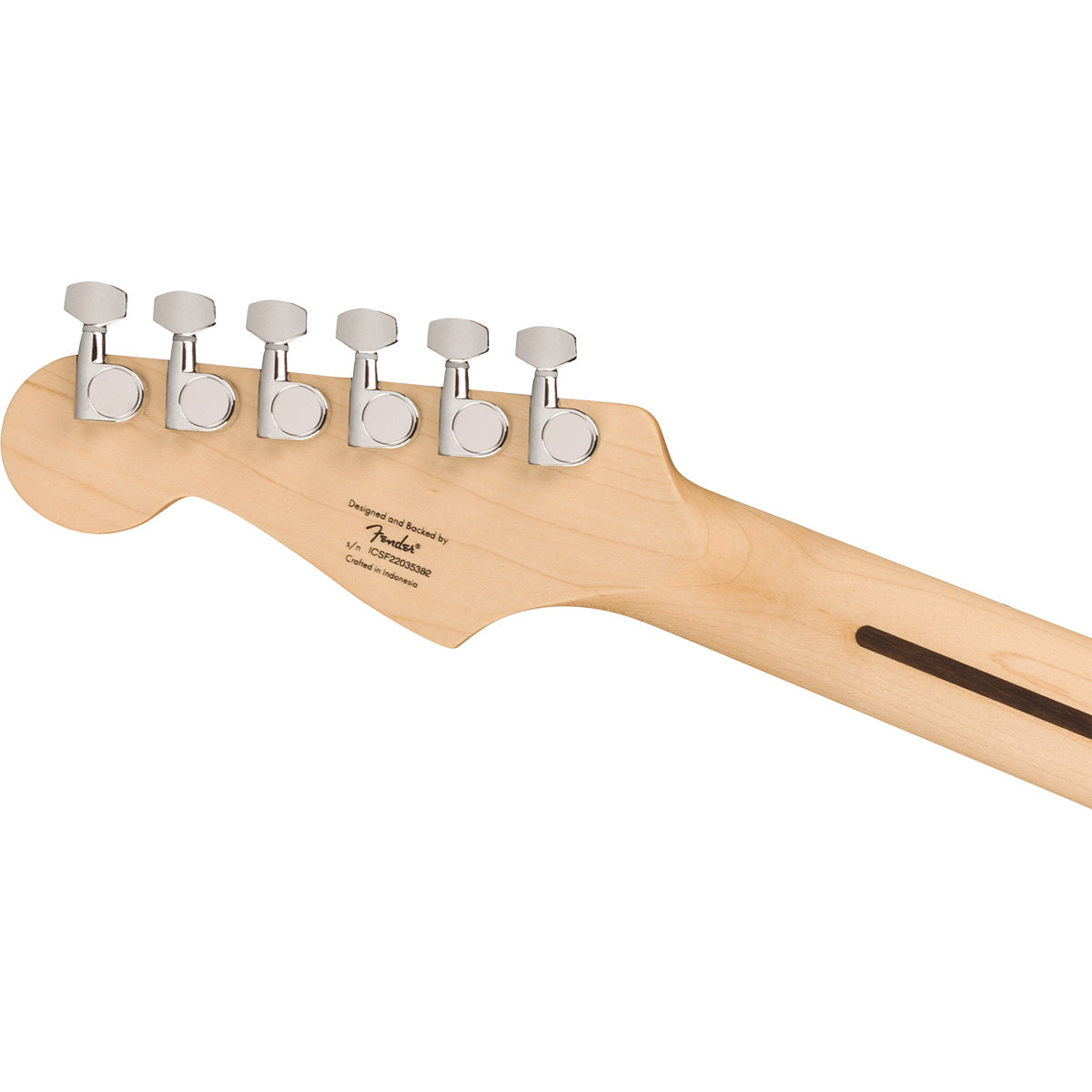 Squier Sonic® Stratocaster®, Maple Fingerboard, White Pickguard, Black