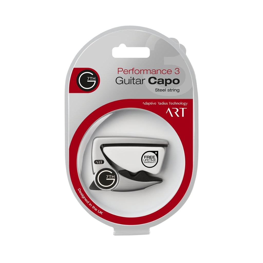 G7 Performance 3 Silver Guitar Capo
