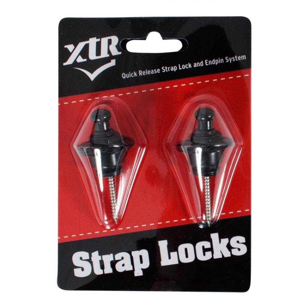 Strap Lock Set Pair Black