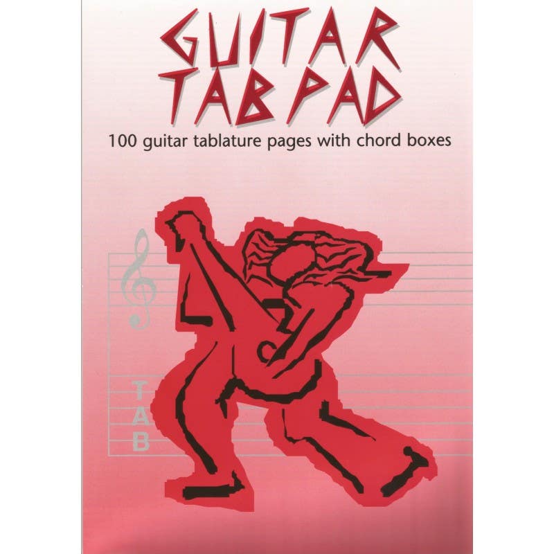 Guitar Tab Pad With Chord Boxes