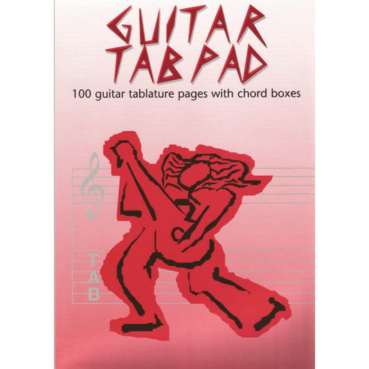 Guitar Tab Pad With Chord Boxes