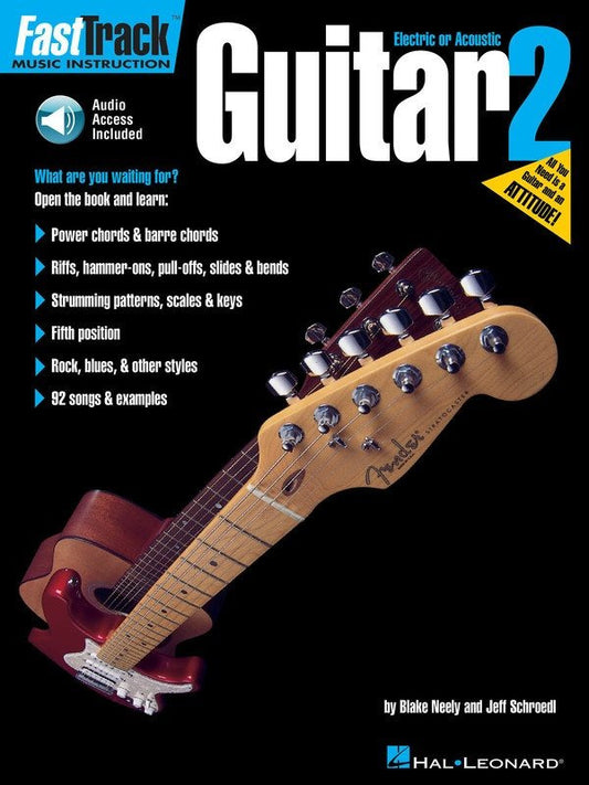 FastTrack Guitar Method Book 2 – Book & CD