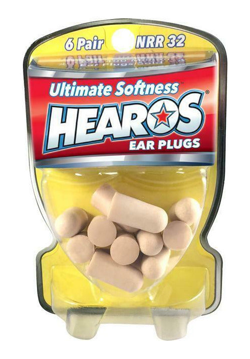 HEAROS - Value Pack Ear Plugs / Filters Foam 6 Pai