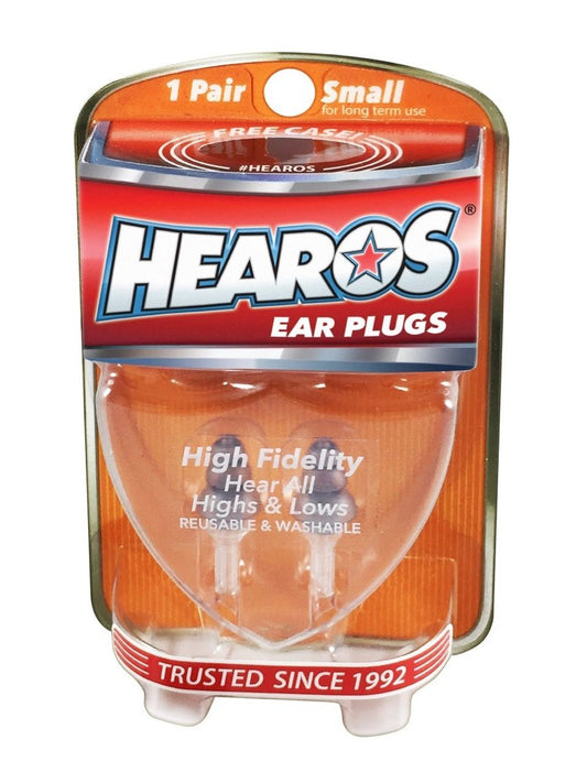 Hearos HS311 Small High Fidelity Series Ear Plugs (1 pair) NRR 12dB