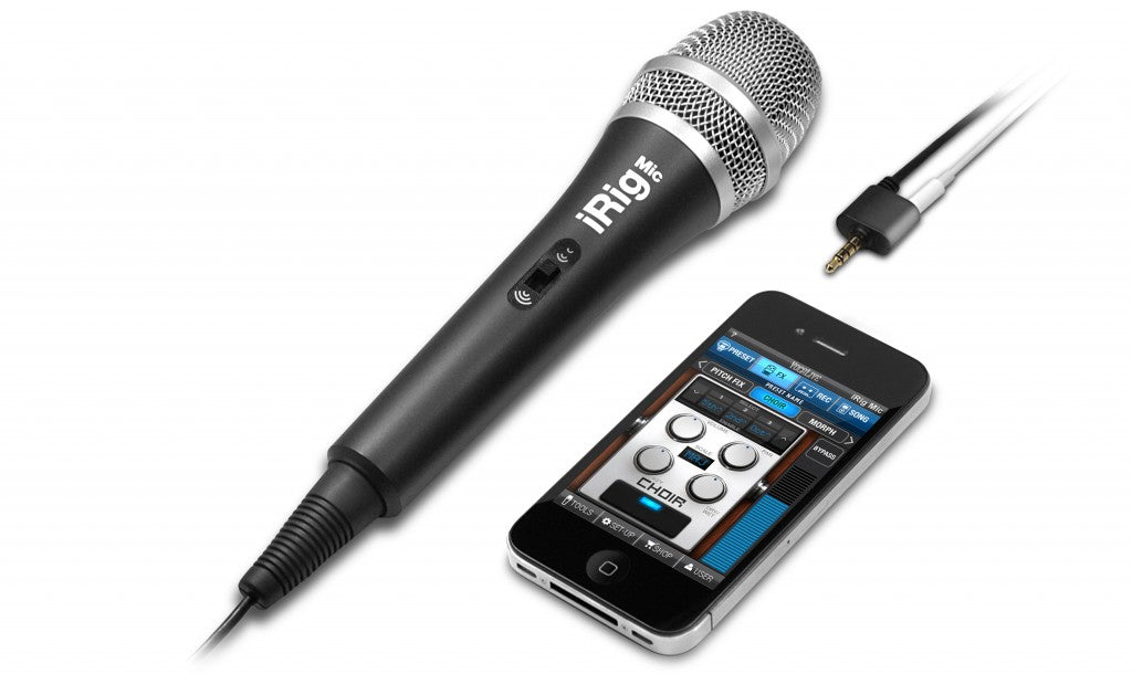 IK Multimedia iRig Mic – Handheld Condenser Microphone for iOS & Android
