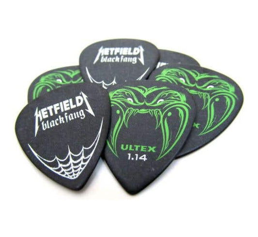 Dunlop Hetfield Black Fang Picks 1.14mm (6 Pack)